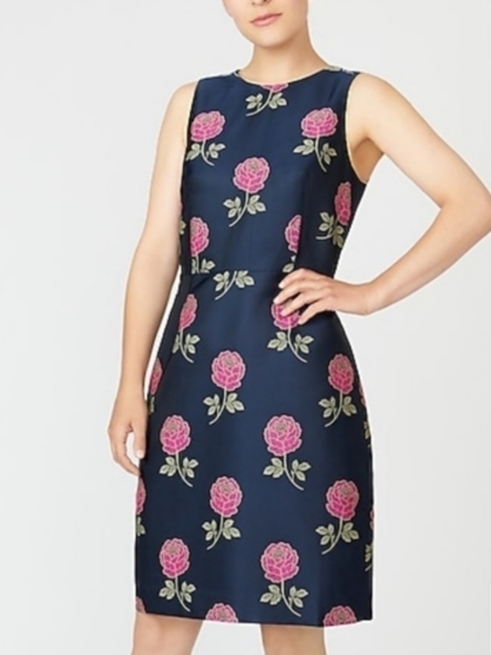 NWT J. Crew Sheath Dress in Floral
Jacquard sz 6